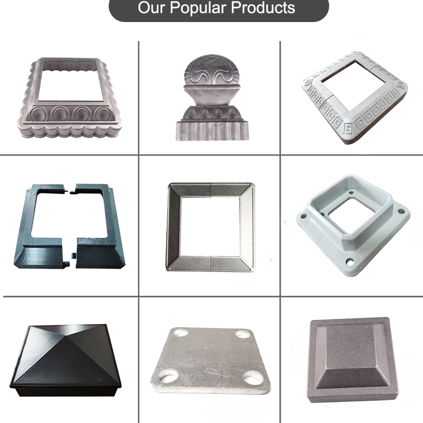 Popular Post Cap and Base Cover for your fence and railing projects