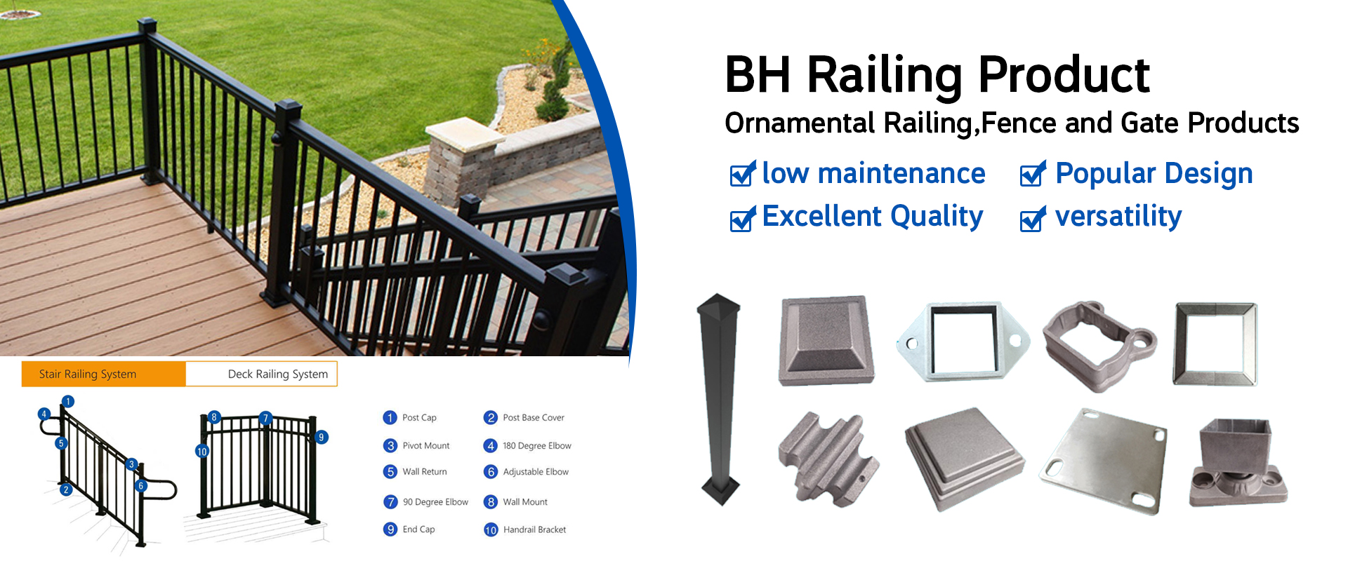 BH Railing Product Provide Best Solutions To Match Your Needs
